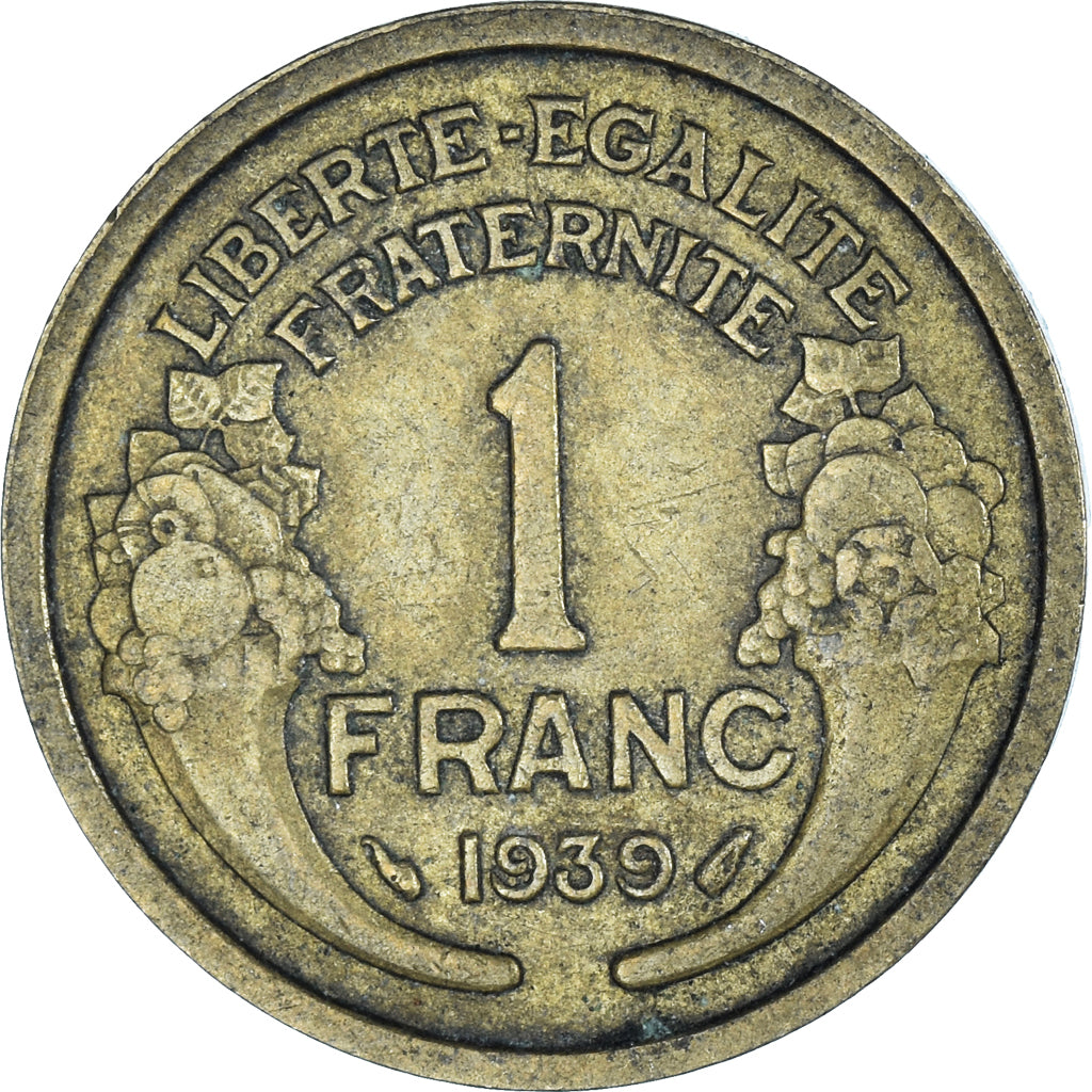 Coin, France, Franc, 1939