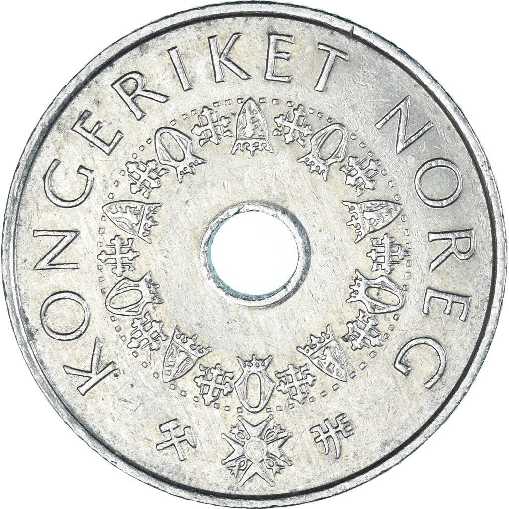 Monnaie, Norvège, 5 Kroner, 1998