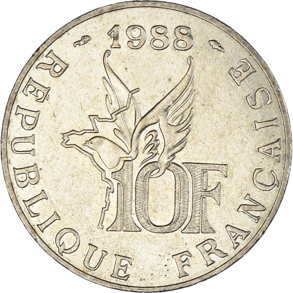 Coin, France, 10 Francs, 1988