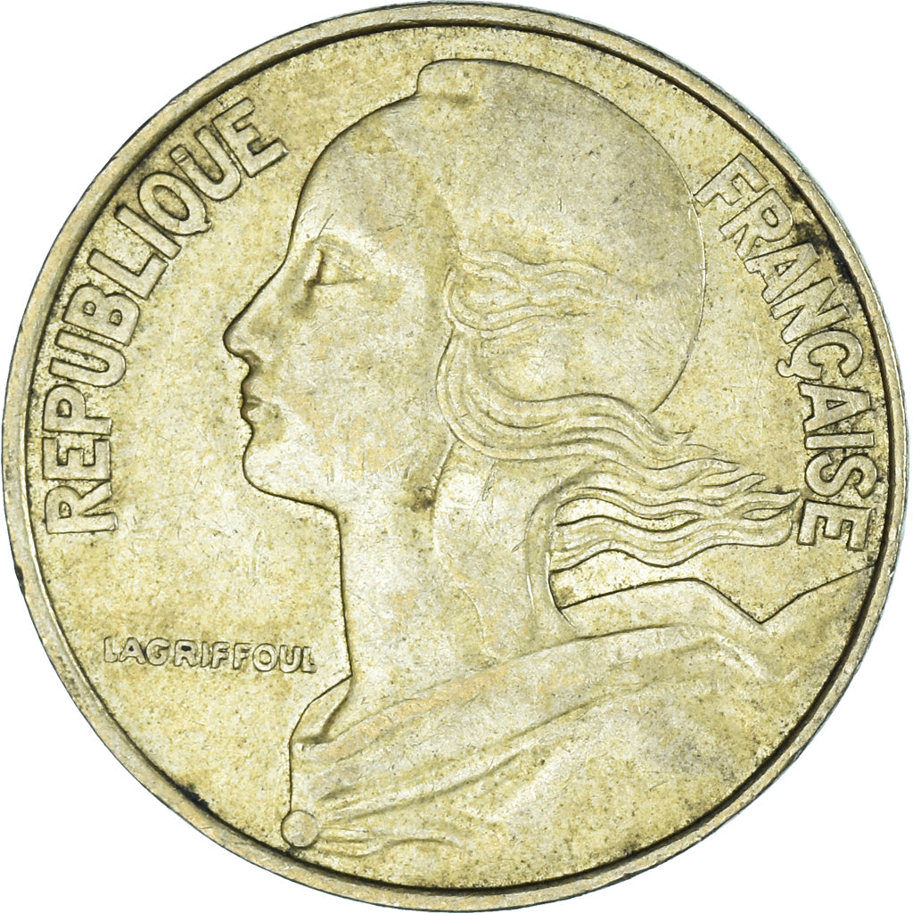 Coin, France, 20 Centimes, 1984