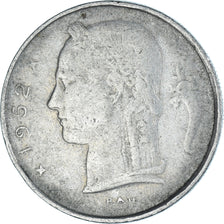 Monnaie, Belgique, Franc, 1952