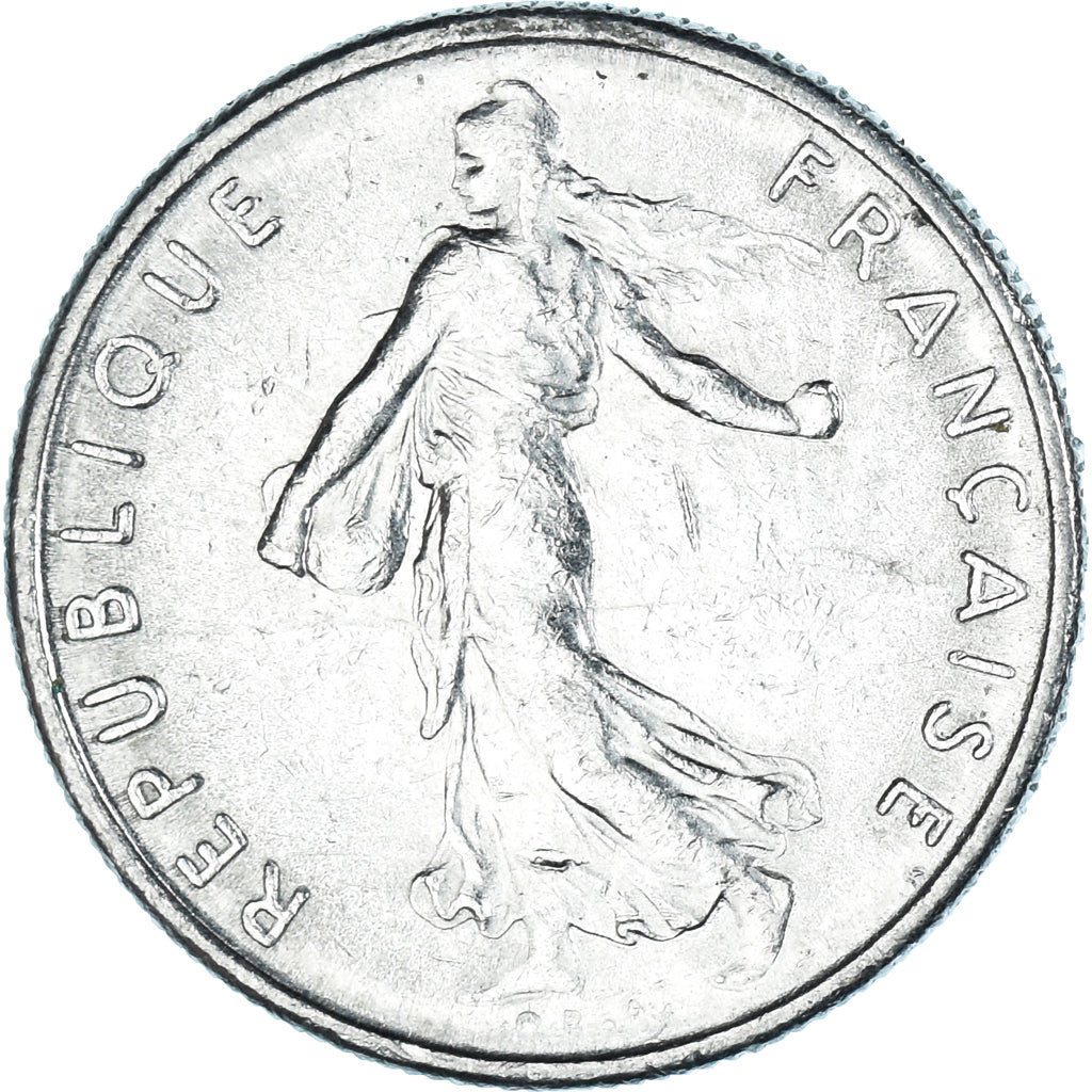 Coin, France, 1/2 Franc, 1965