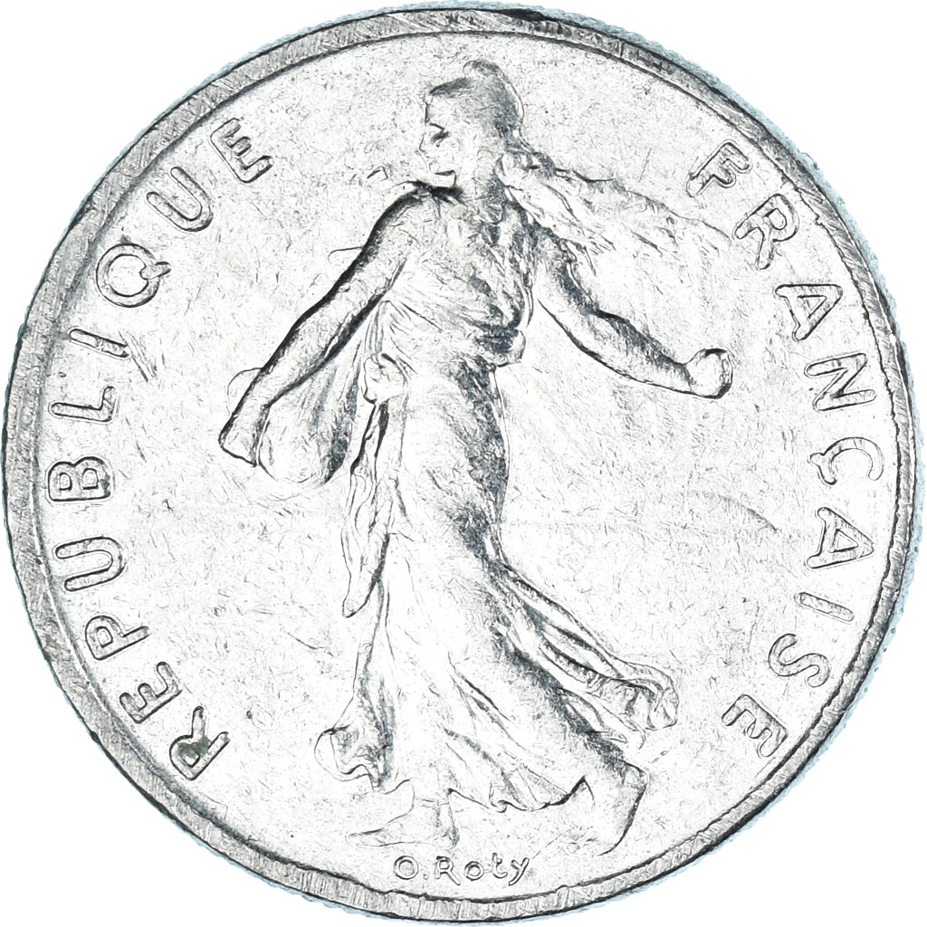 Coin, France, 1/2 Franc, 1992