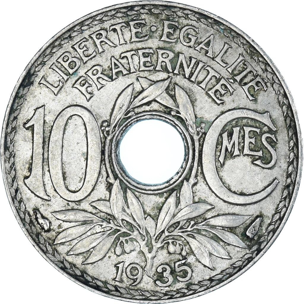 Coin, France, 10 Centimes, 1935