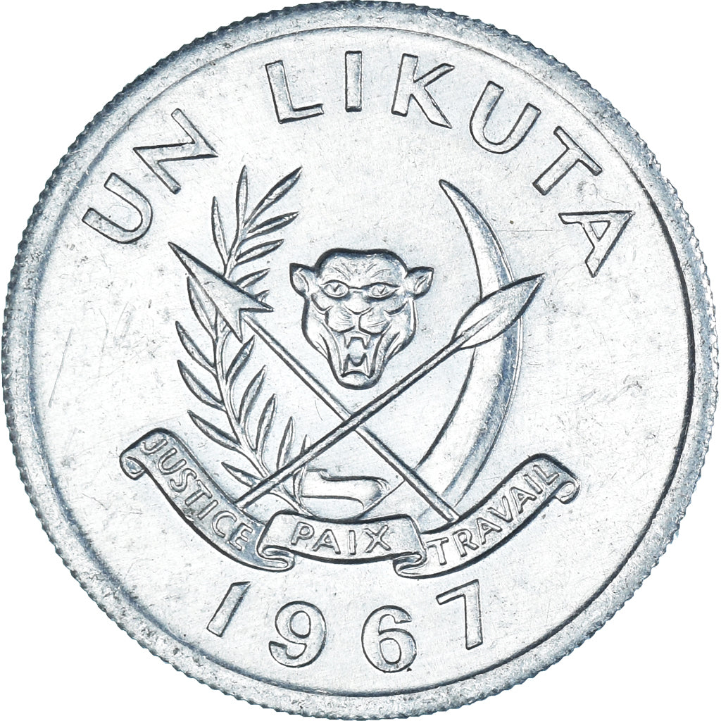 Moneta, Congo, Likuta, 1967