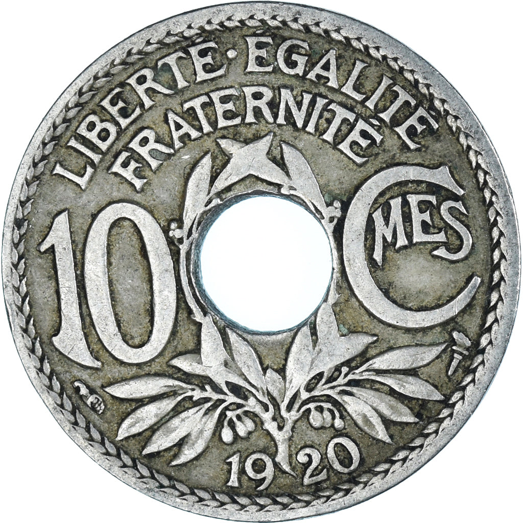 Münze, Frankreich, 10 Centimes, 1920