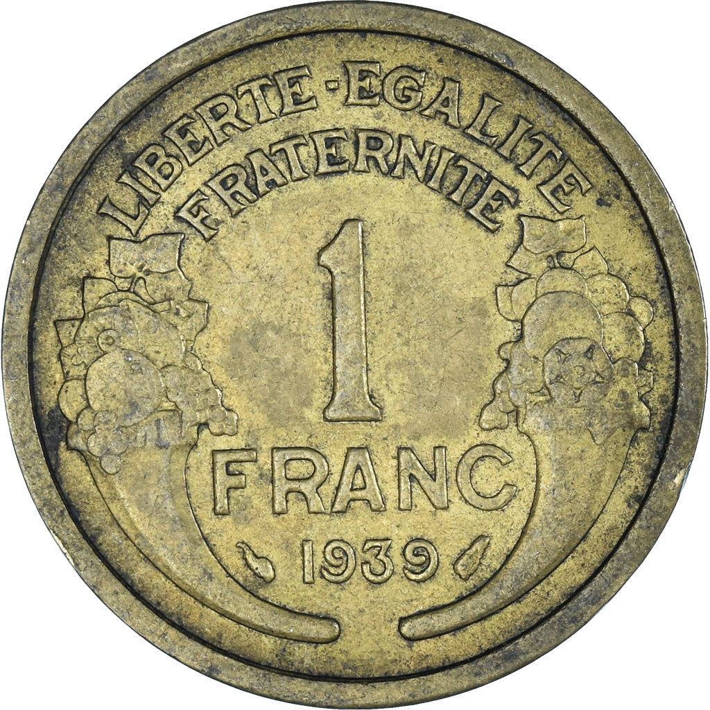 Coin, France, Franc, 1939