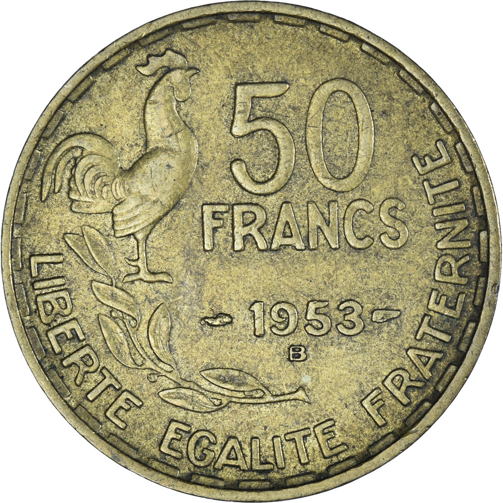 Coin, France, 50 Francs, 1953