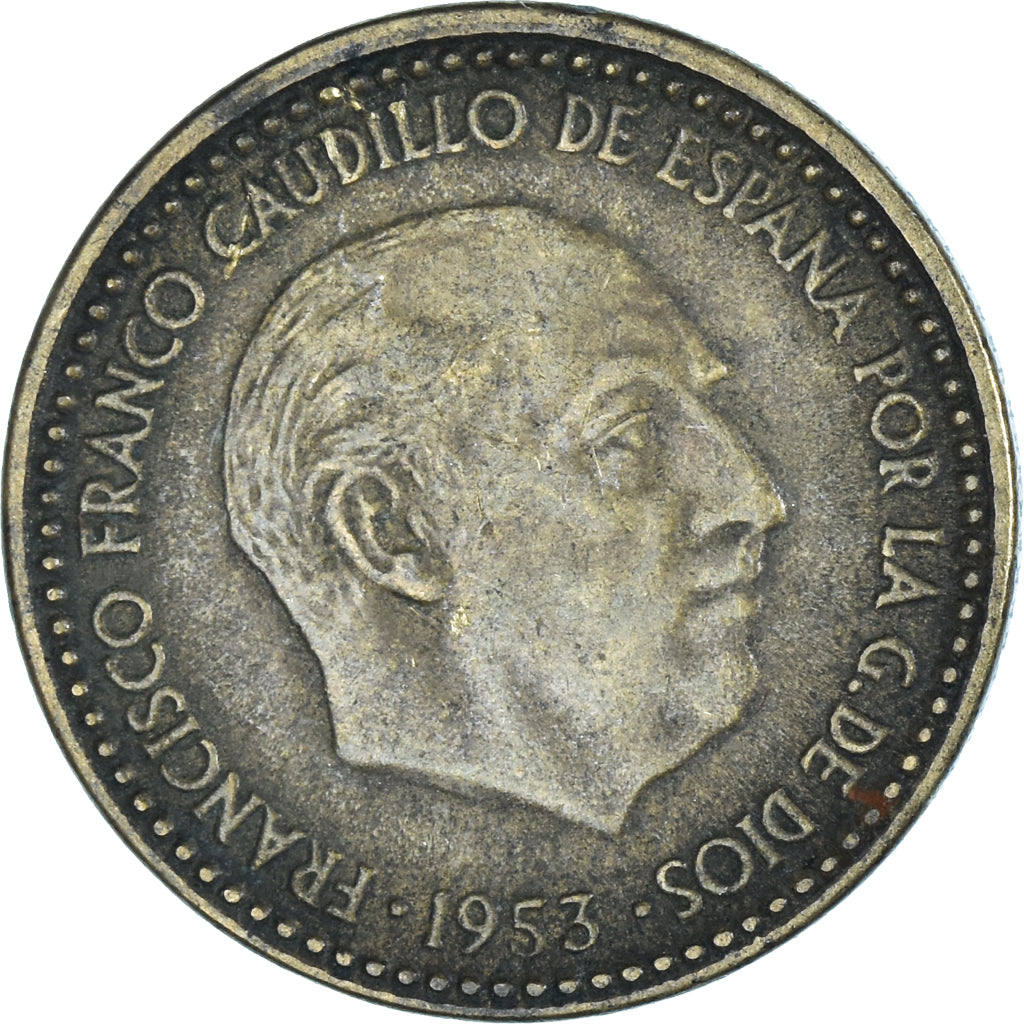 Moneda, España, Peseta, 1953