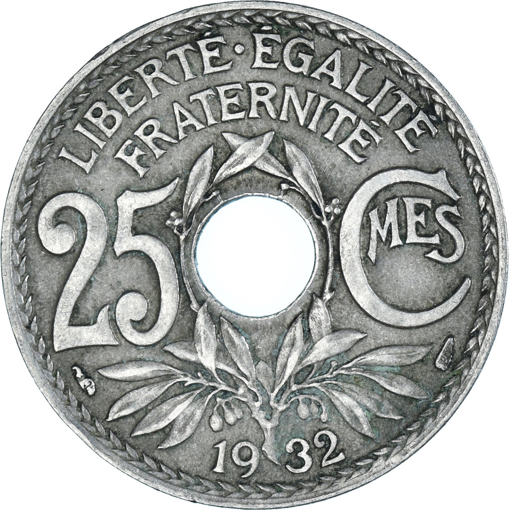 Münze, Frankreich, 25 Centimes, 1932