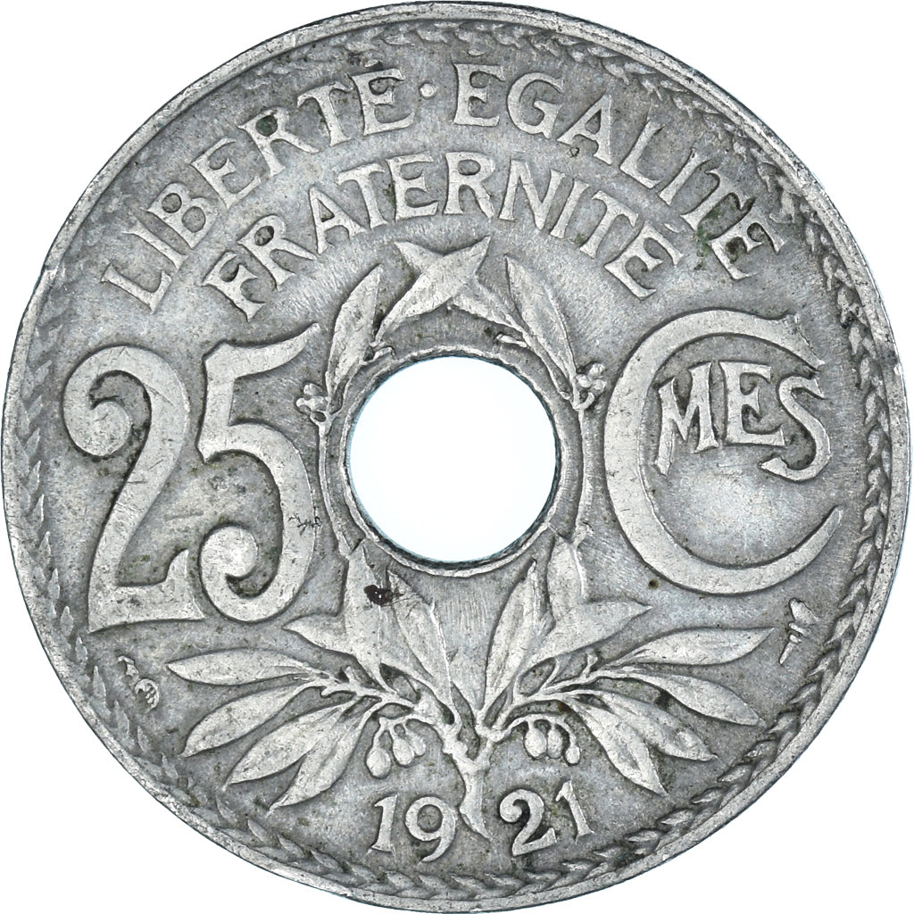 Coin, France, 25 Centimes, 1921