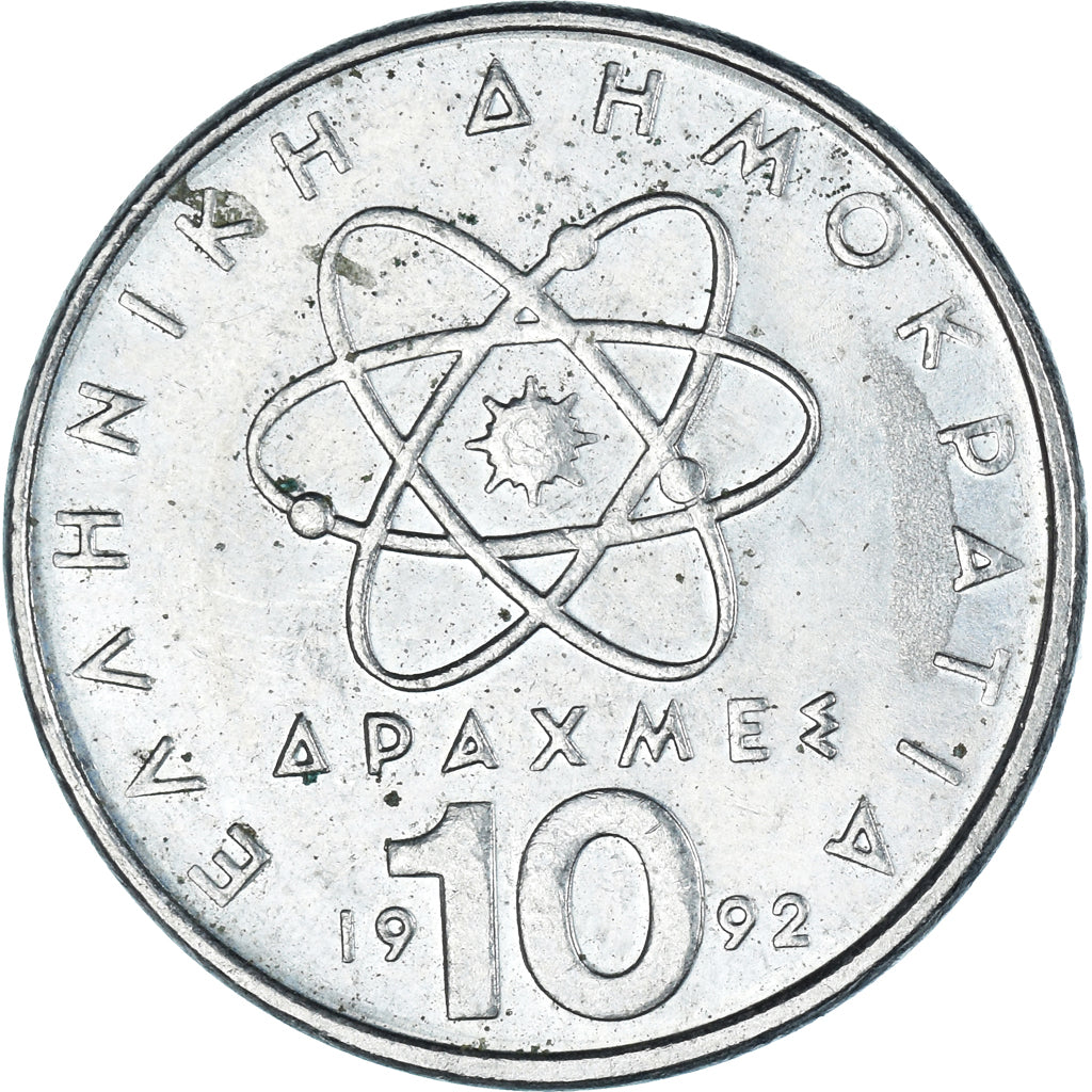 Münze, Griechenland, 10 Drachmes, 1992