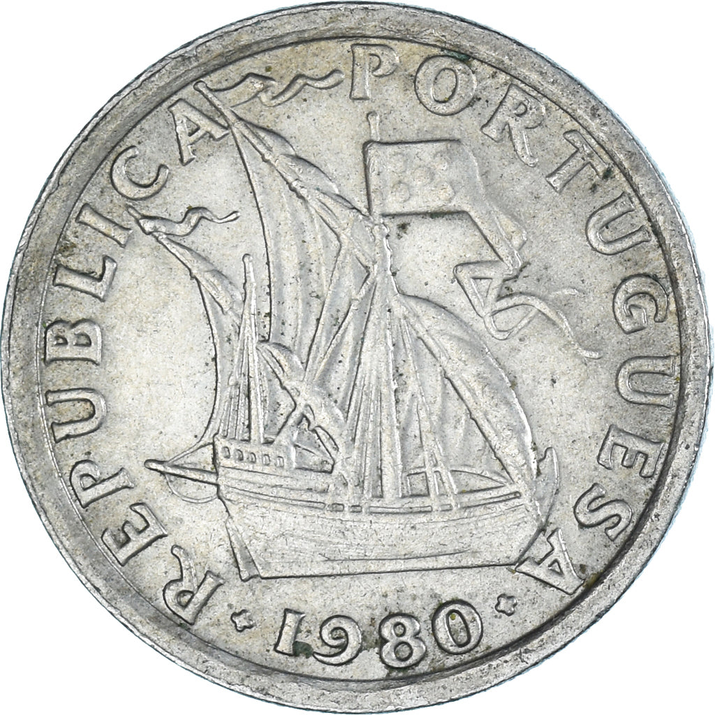 Coin, Portugal, 2-1/2 Escudos, 1980