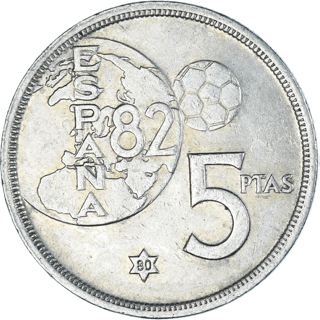 Coin, Spain, 5 Pesetas, 1980