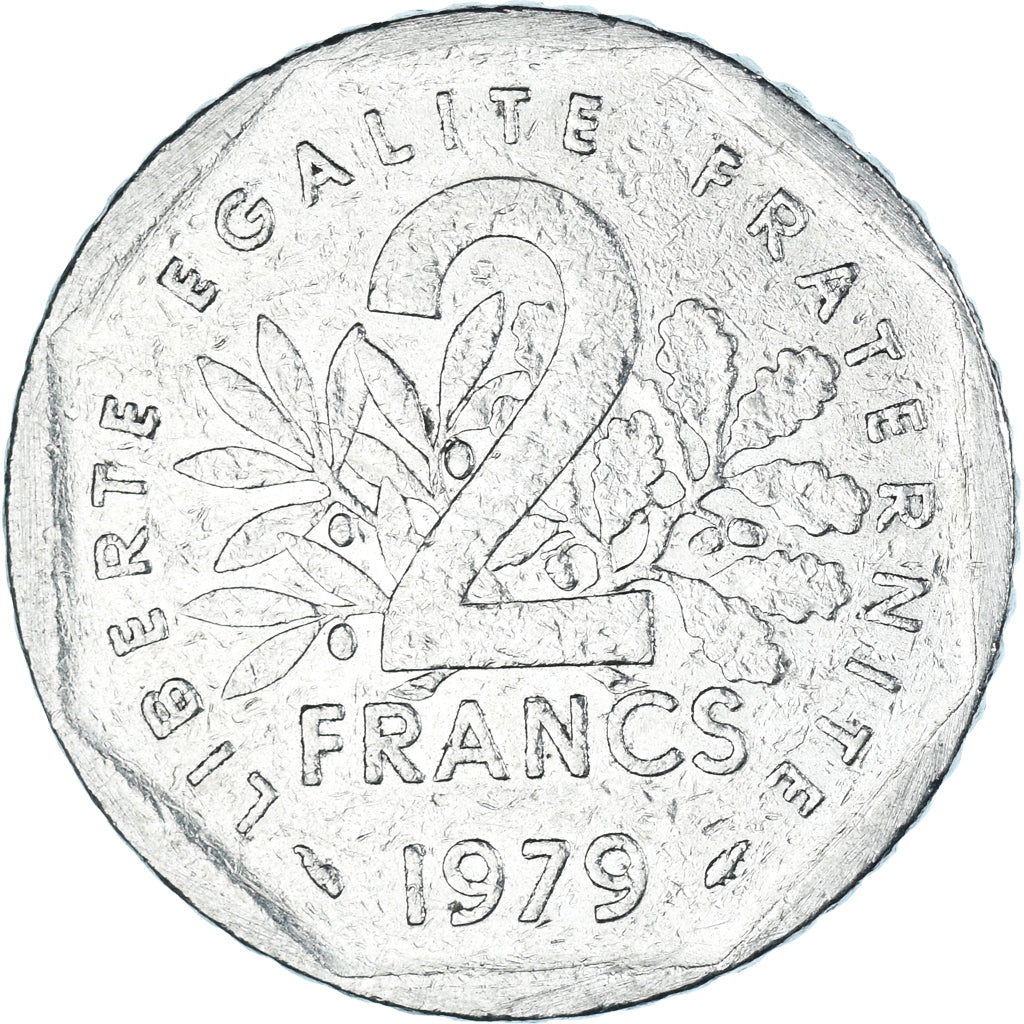 Münze, Frankreich, 2 Francs, 1979