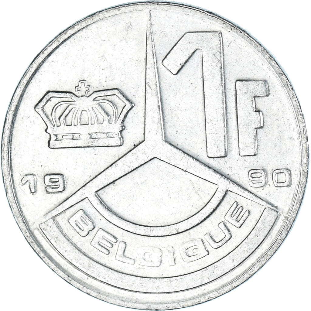 Moneta, Belgia, Franc, 1990