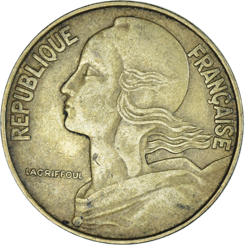 Coin, France, 20 Centimes, 1969