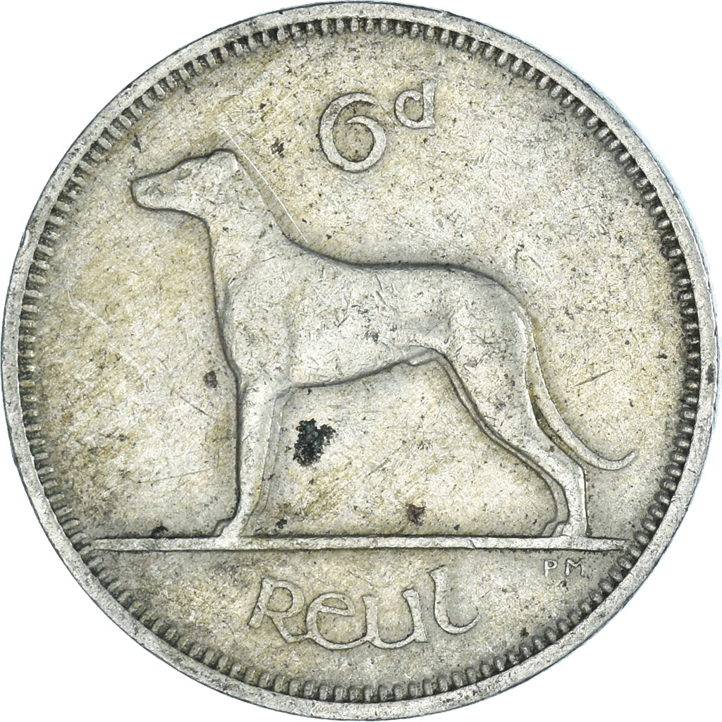 Moneta, Irlandia, 6 Pence, 1961