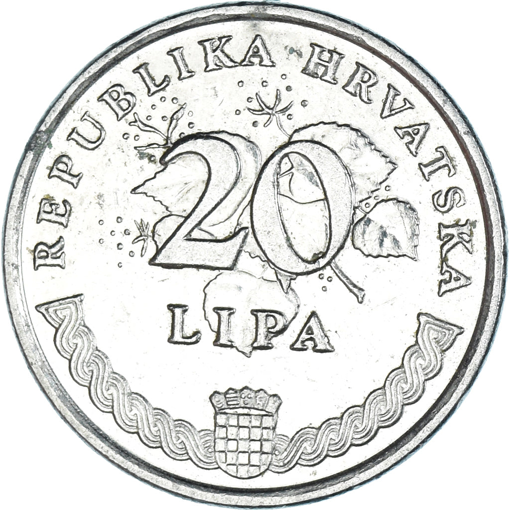 Moneta, Croazia, 20 Lipa, 1997