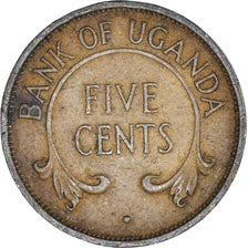 Monnaie, Ouganda, 5 Cents, 1966