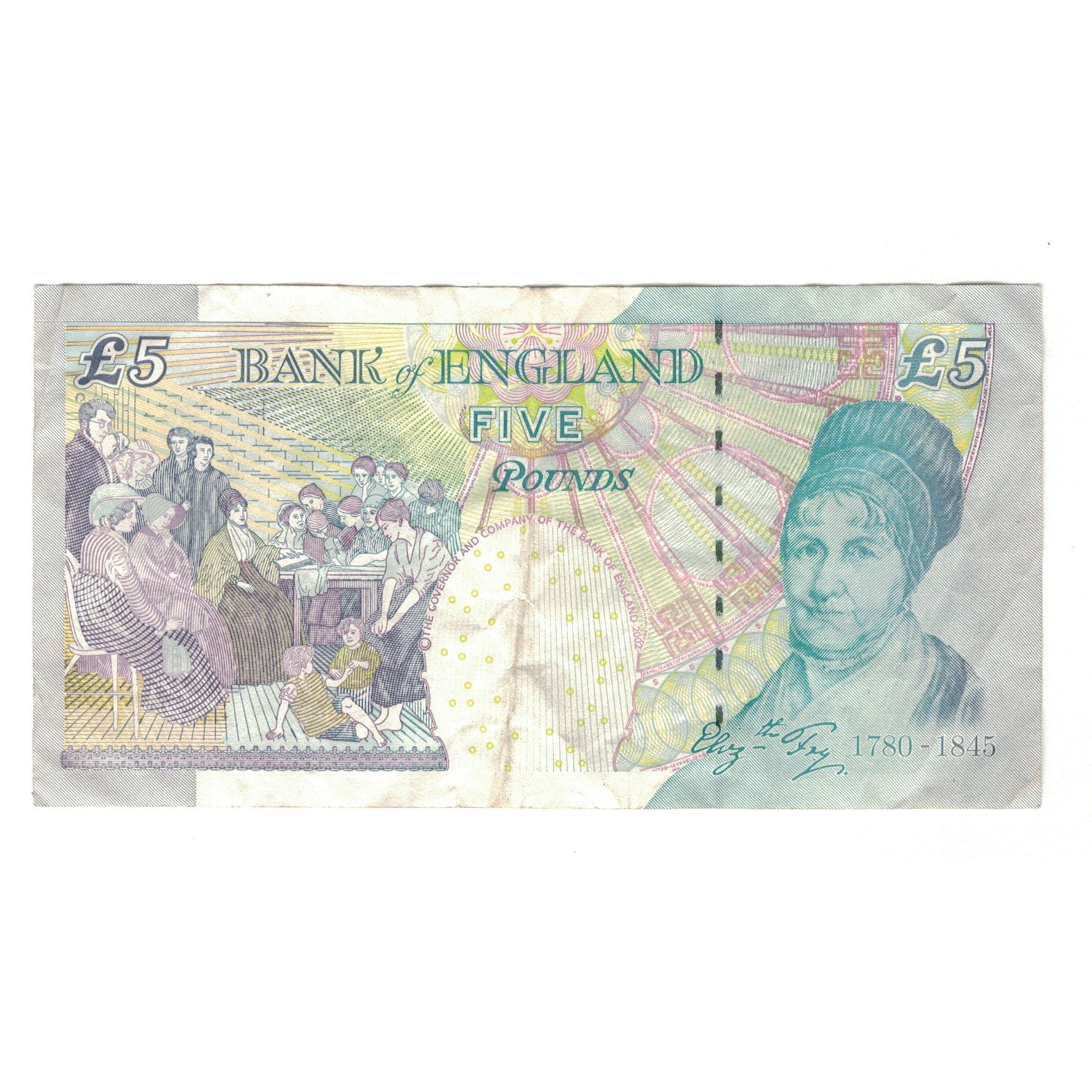 Banknote, Great Britain, 5 Pounds, 2012, KM:391d, EF(40-45)