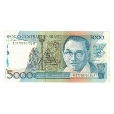 Billete, 5 Cruzados Novos on 5000 Cruzados, Undated (1989), Brasil, KM:217b, EBC