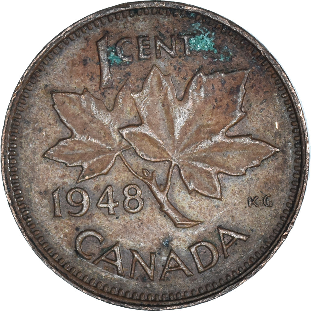 Moneta, Canada, Cent, 1948