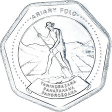 Coin, Madagascar, 10 Ariary, 1999
