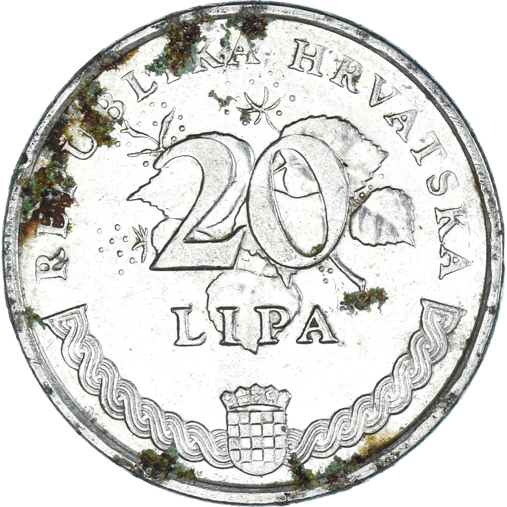 Munten, Kroatië, 20 Lipa, 1996