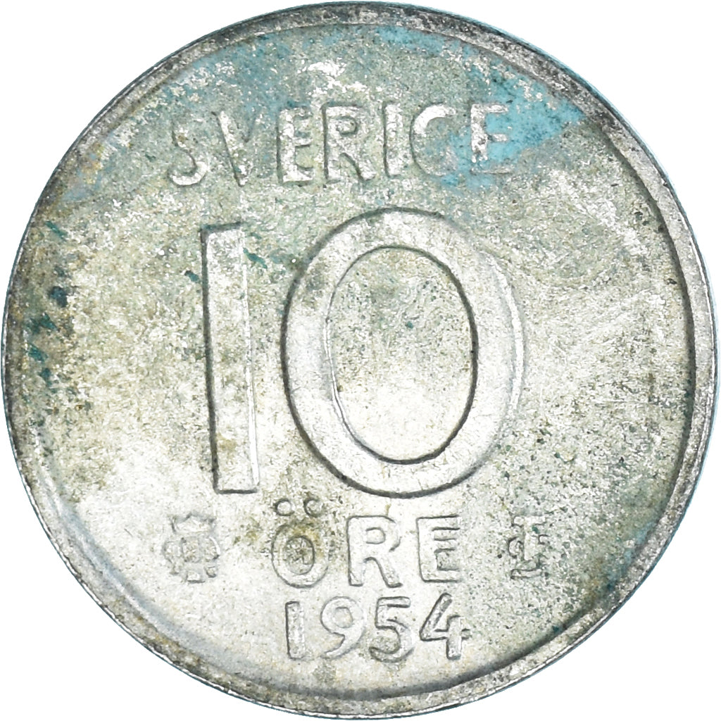 Coin, Sweden, 10 Öre, 1954