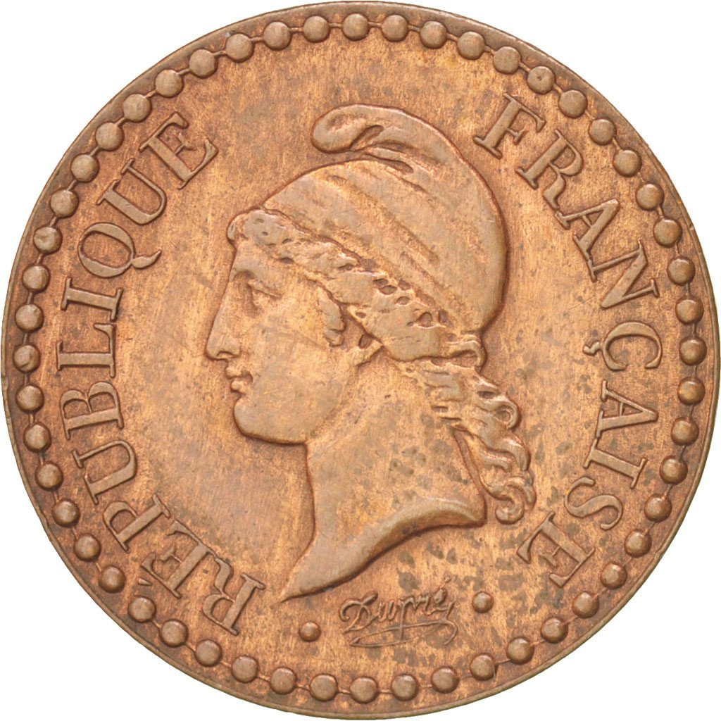FRANCE, Dupré, Centime, 1848, Paris, KM #754, EF(40-45), Bronze, Gadoury #84, 2.