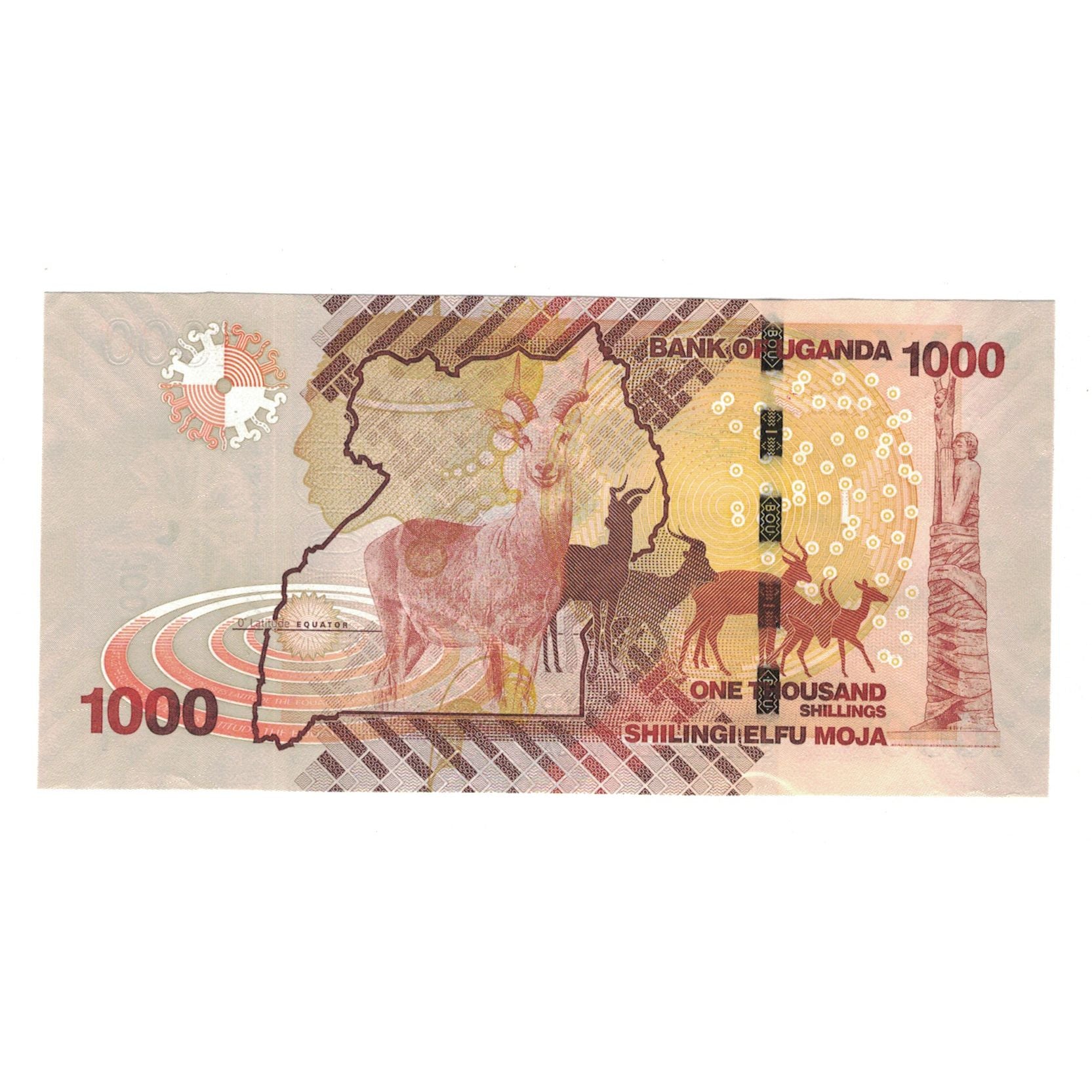 Banknote, Uganda, 1000 Shillings, 2010, KM:49, UNC(60-62)