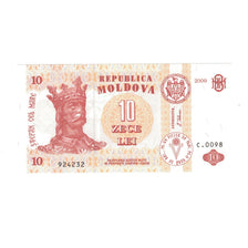 Banknot, Mołdawia, 10 Lei, 2009, KM:10f, UNC(65-70)