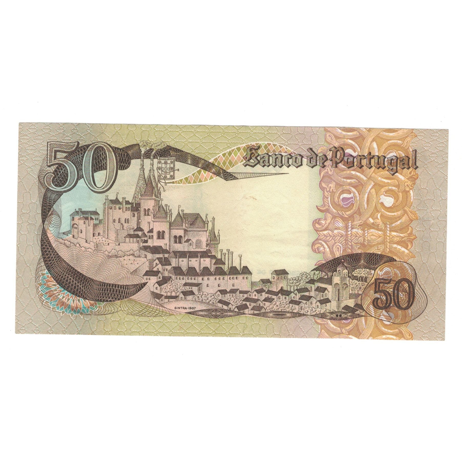Nota, Portugal, 50 Escudos, 1968, 1968-05-28, KM:174a, AU(55-58)