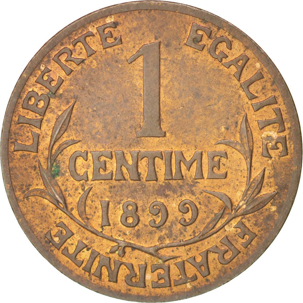 FRANCE, Dupuis, Centime, 1899, Paris, KM #840, EF(40-45), Bronze, 15, Gadoury...