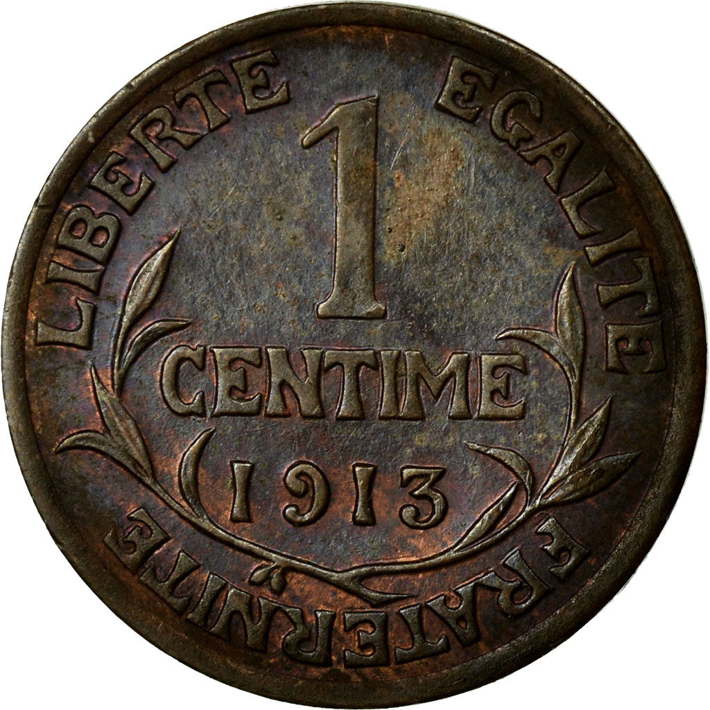 Coin, France, Dupuis, Centime, 1913, EF(40-45), Bronze, KM:840, Gadoury:90