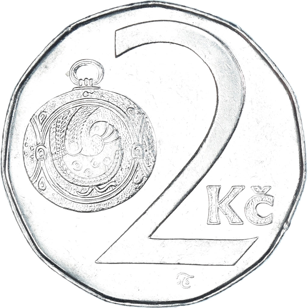 Monnaie, République Tchèque, 2 Koruny, 1998