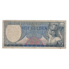 Banknote, Surinam, 5 Gulden, 1963, 1963-09-01, KM:120A, VG(8-10)