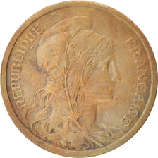 FRANCE, Dupuis, 2 Centimes, 1909, Paris, KM #841, EF(40-45), Bronze, 20.2,...