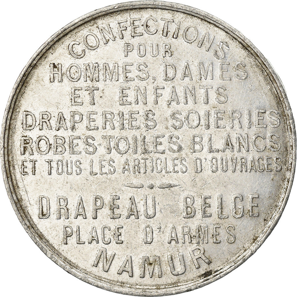 Belgio, medaglia, Au Drapeau Belge, Confections, Draperies, Namur, Business &
