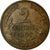 Moneta, Francja, Dupuis, 2 Centimes, 1907, AU(55-58), Bronze, KM:841