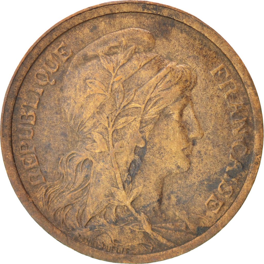 FRANCE, Dupuis, Centime, 1900, Paris, KM #840, EF(40-45), Bronze, 15, Gadoury...