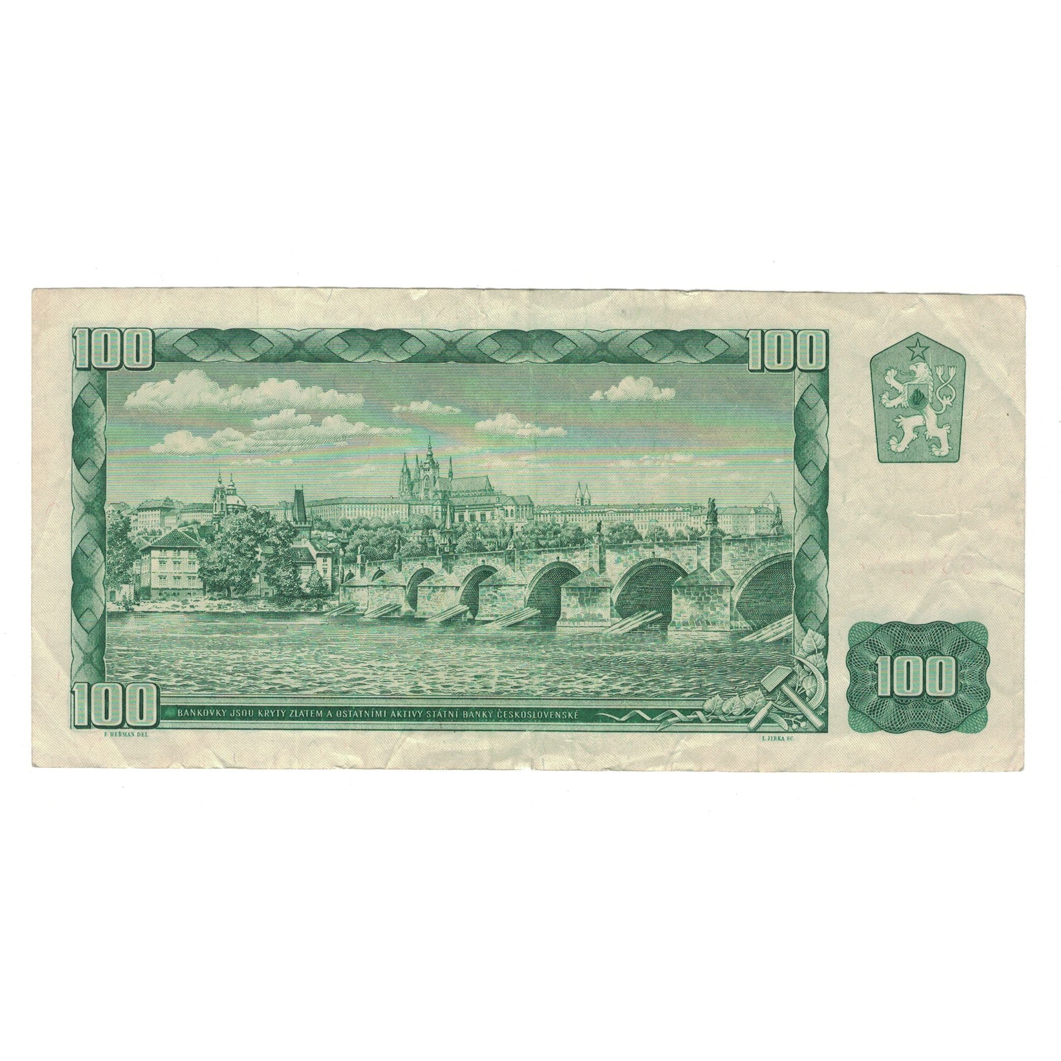 Banknote, Czechoslovakia, 100 Korun, 1961, KM:91c, EF(40-45)