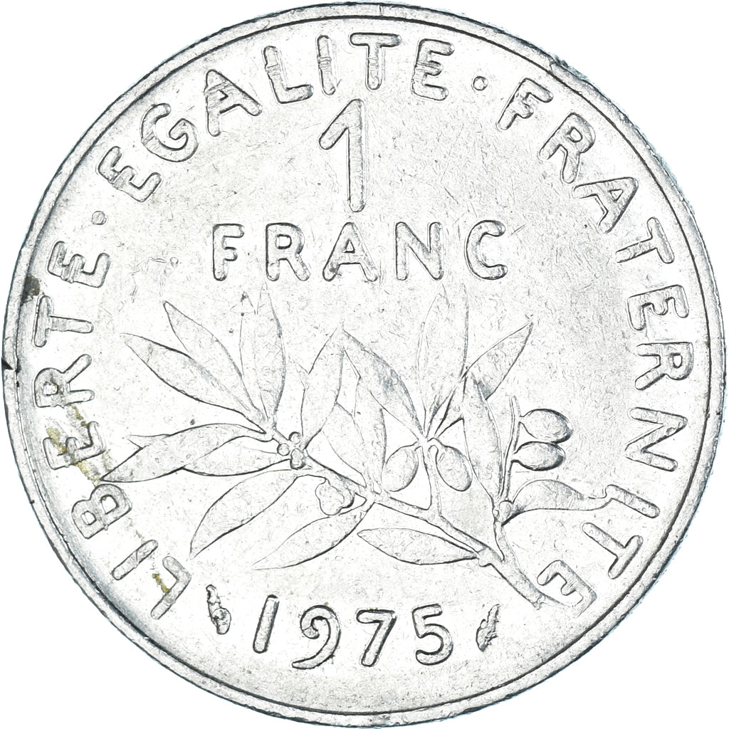 Moneta, Francia, Franc, 1975