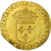 Moneda, Francia, Louis XIII, Écu d'or, Ecu d'or, 1637, Paris, EBC, Oro