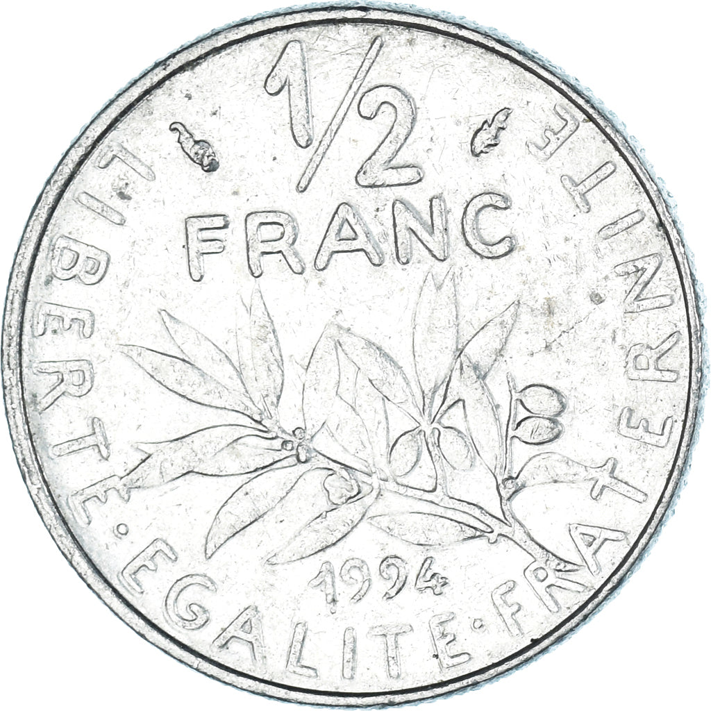 Moneta, Francia, 1/2 Franc, 1994