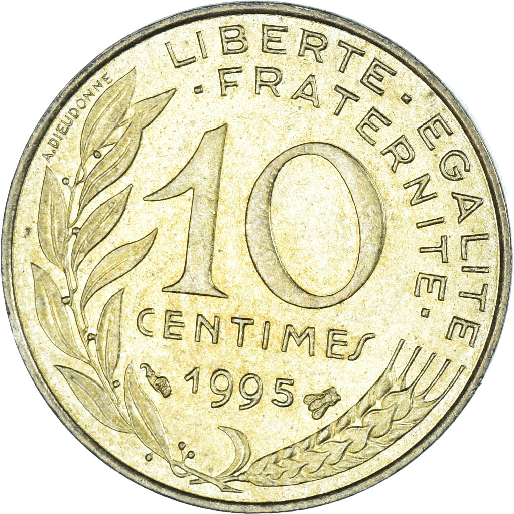Moneta, Francia, 10 Centimes, 1995