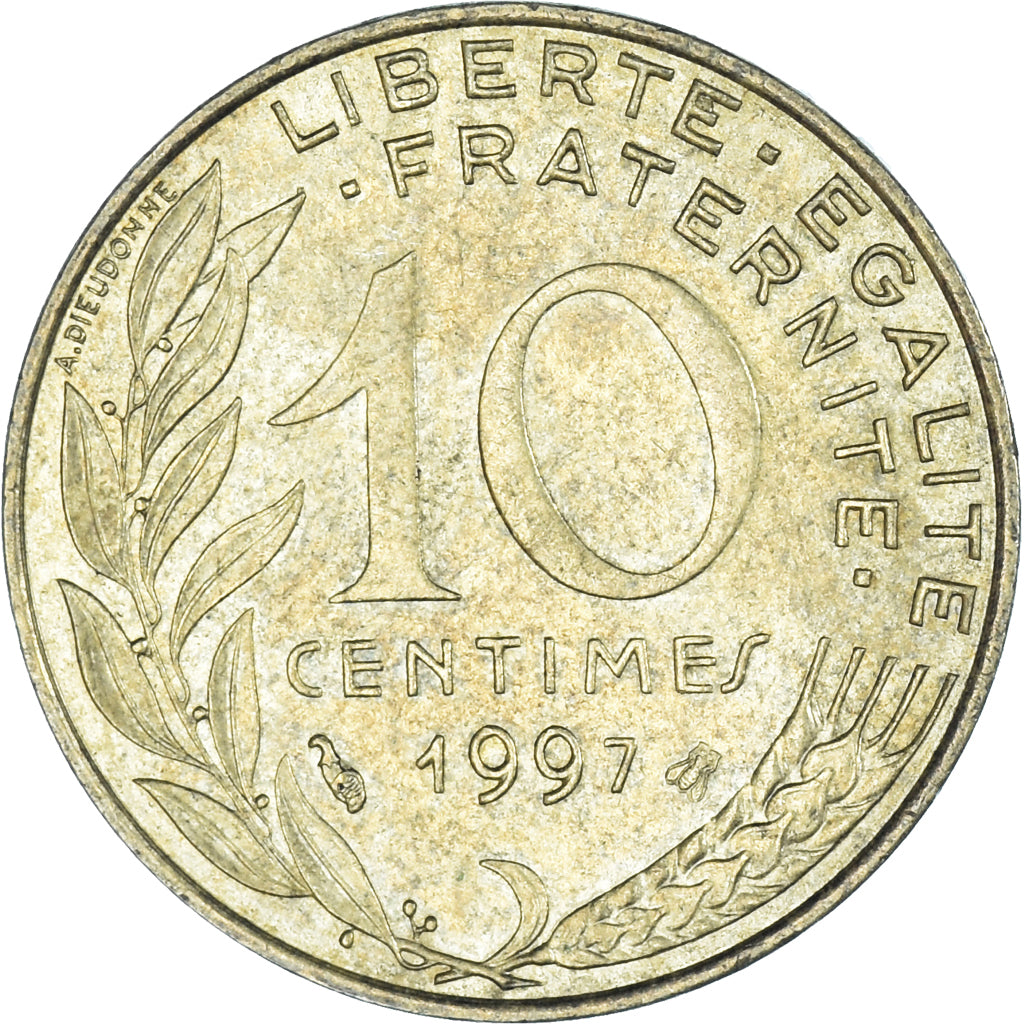 Moneta, Francia, 10 Centimes, 1997