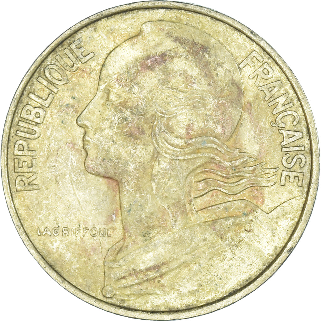 Coin, France, 10 Centimes, 1986