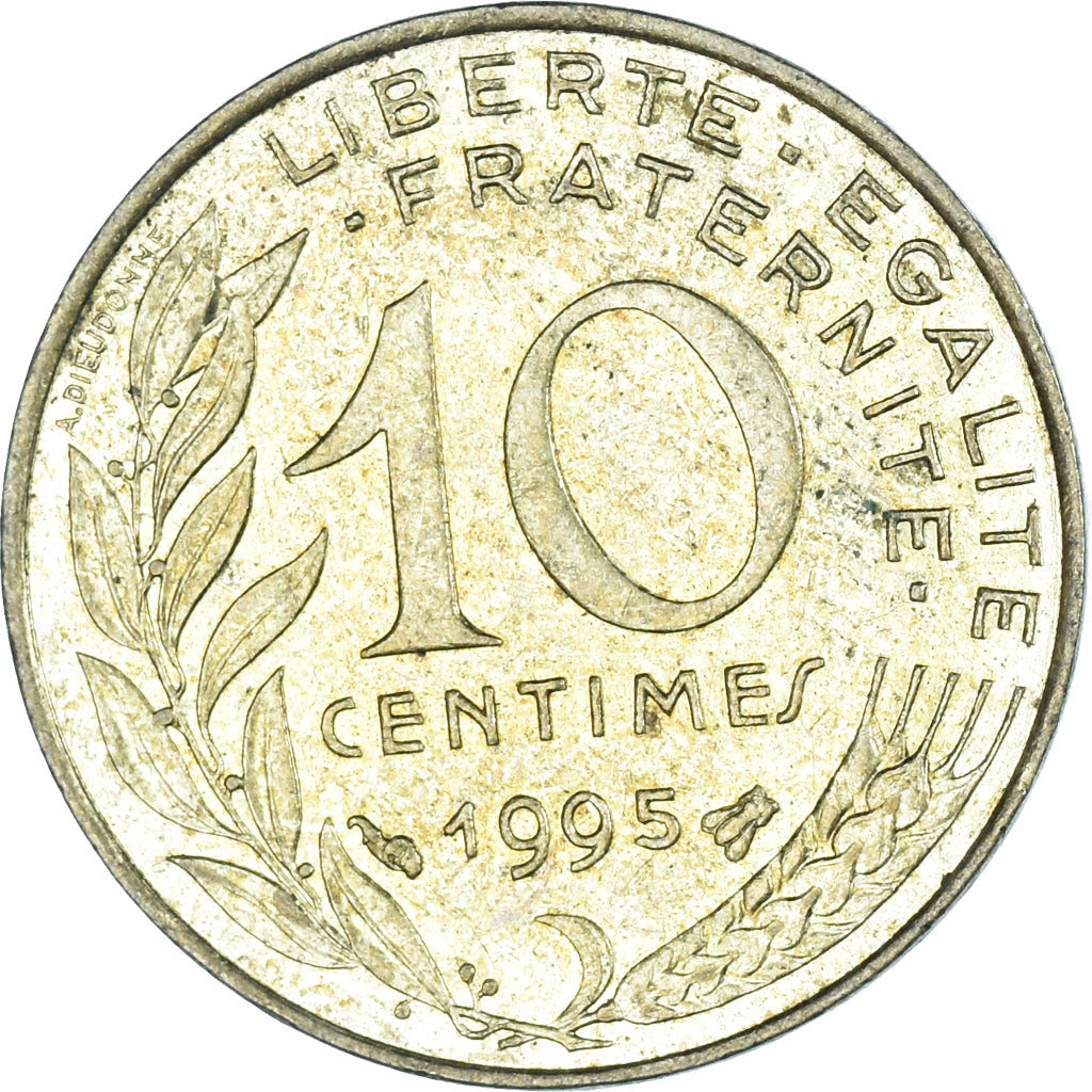 Coin, France, 10 Centimes, 1995